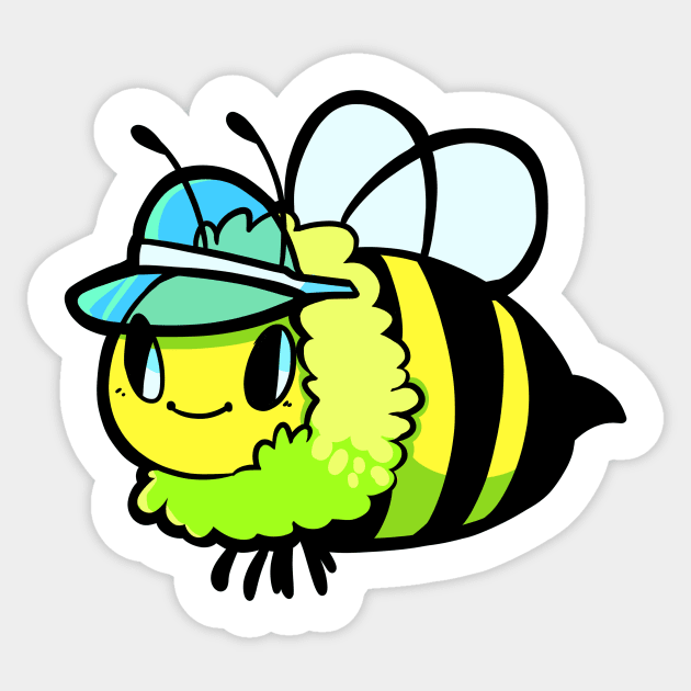 Rad Bee Sticker by arkay9